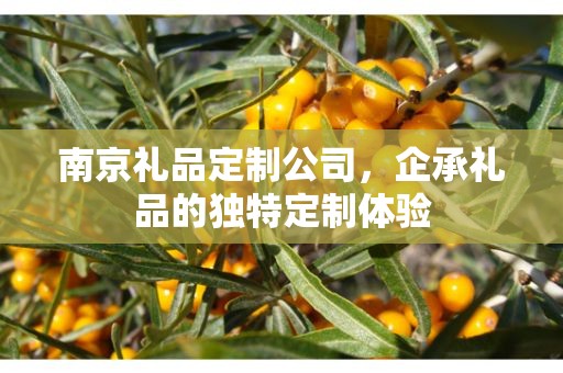 南京礼品定制公司，企承礼品的独特定制体验